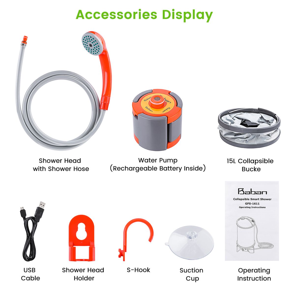 Portable-Collapsible-Bucket-Water-Shower-Powered-Handheld-Camping-Shower-2200mA-Rechargeable-Li-ion-1336047