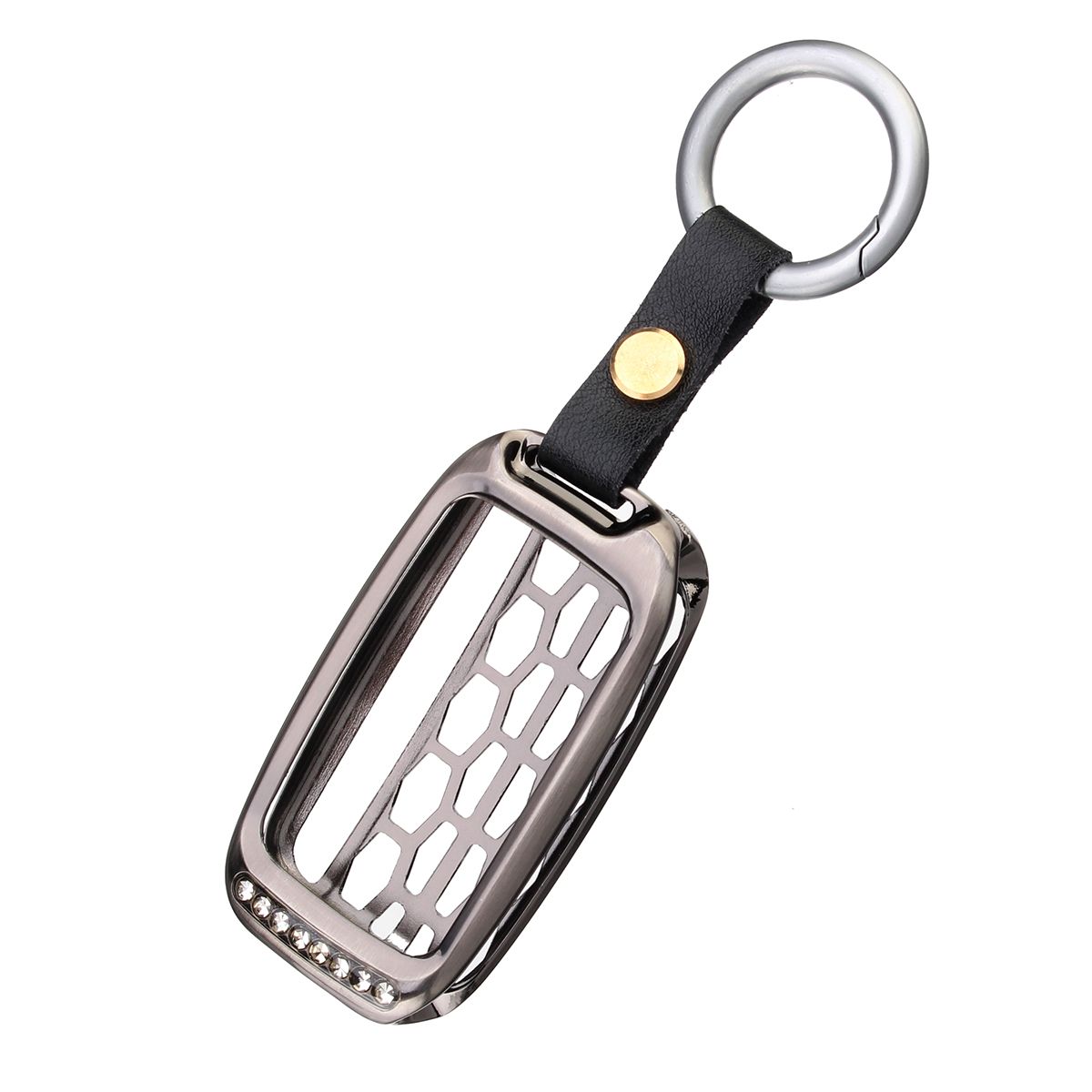 Remote-Key-Case-Shell-Holder-Aluminum-Alloy-For-Car-Key-with-Keychain-1363364