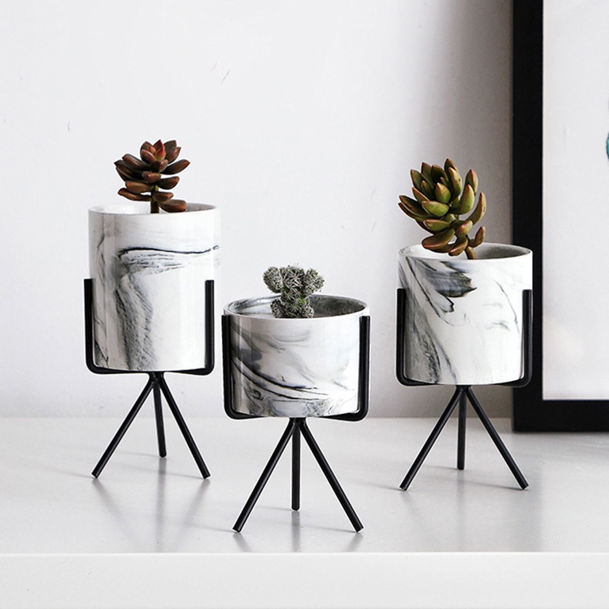 SML-Nordic-Style-Flower-Pot-Iron-Wire-Metal-Rack-Marble-Ceramic-Succulent-Plant-Pot-Cactus-Decoratio-1549980