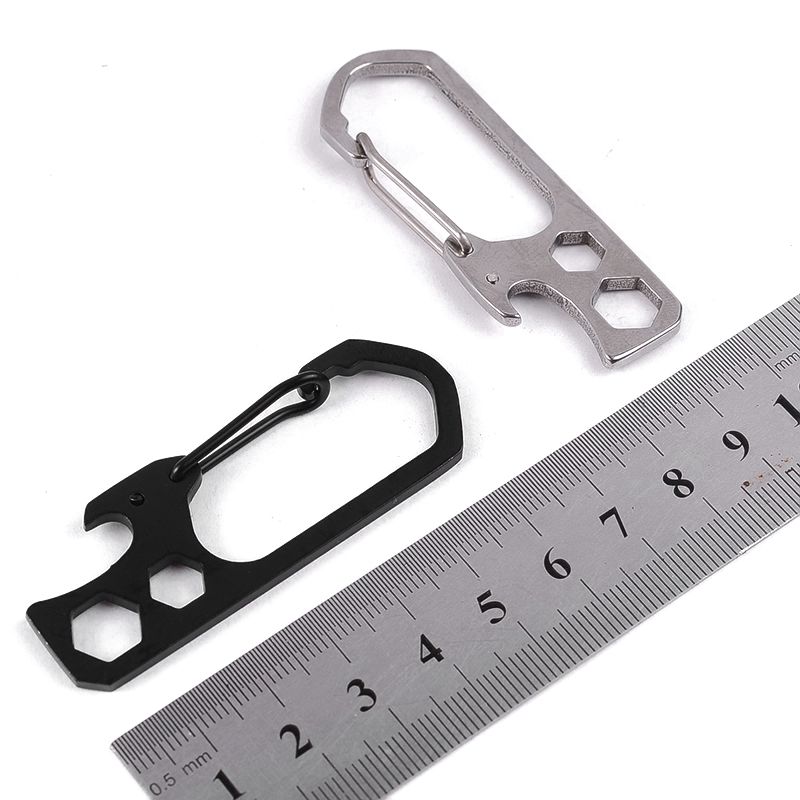 Stainless-Steel-Key-Ring-Carabiner-Hook-EDC-Bottle-Opener-Hexagon-Wrench-Multi-Tool-1394379