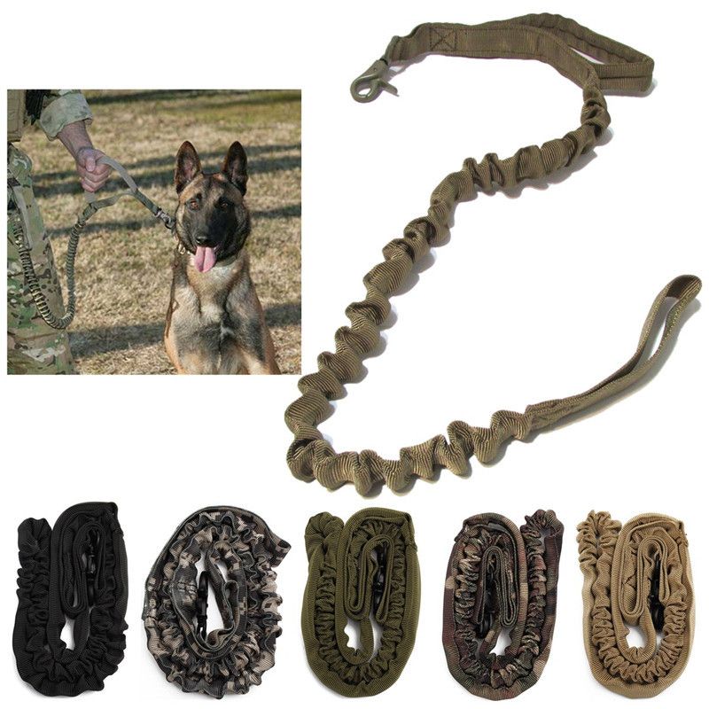 Tactical-Police-K9-Dog-Training-Leash-Elastic-Bungee-1000D-Military-Dog-Traction-Rope-1171414