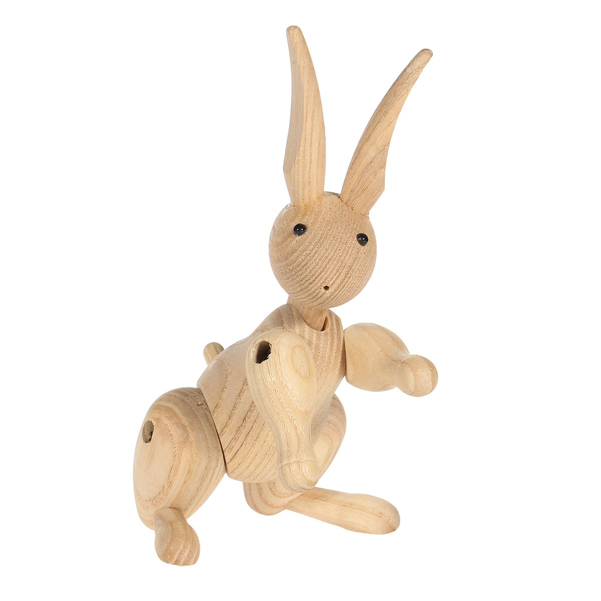 Wood-Carving-Miss-Rabbit-Figurines-Joints-Puppets-Animal-Art-Home-Decoration-Crafts-1241724