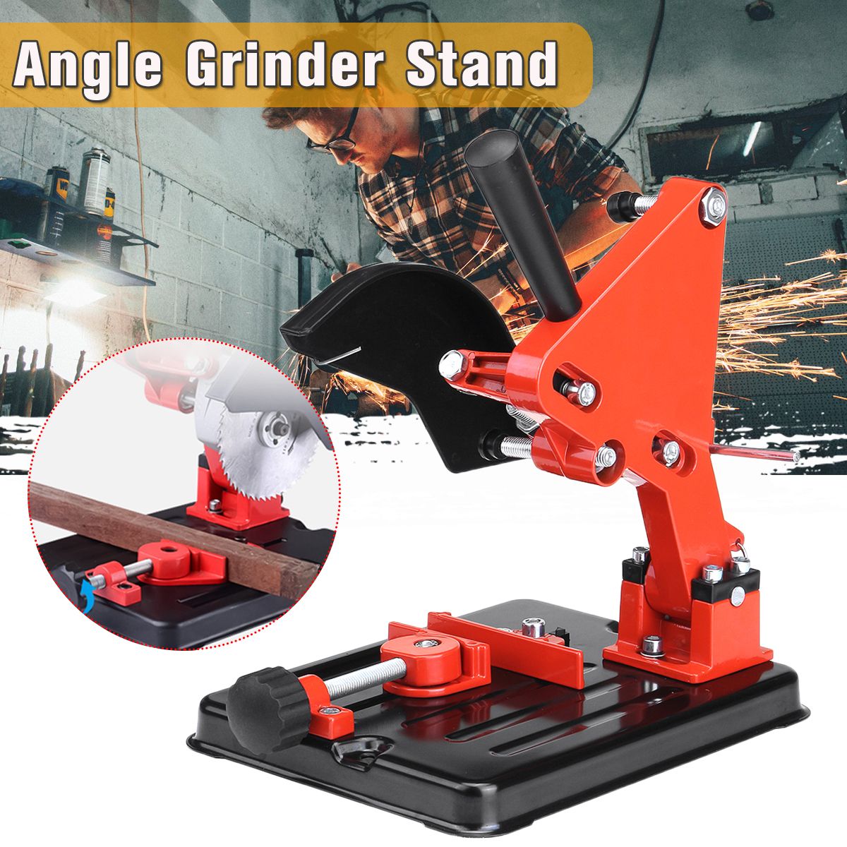 100-125-45deg-Angle-Grinder-Stand-Cutter-30mm-Depth-Support-Holder-Bracket-Holder-1624142