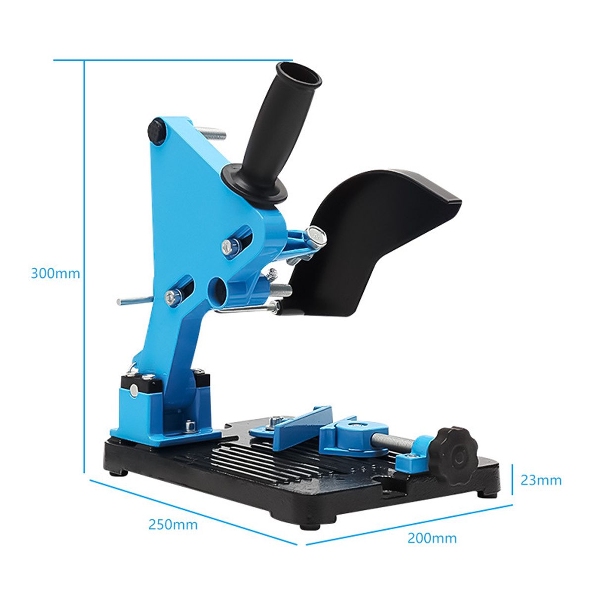 100-125-45deg-Angle-Grinder-Stand-Cutter-30mm-Depth-Support-Holder-Bracket-Holder-1624142