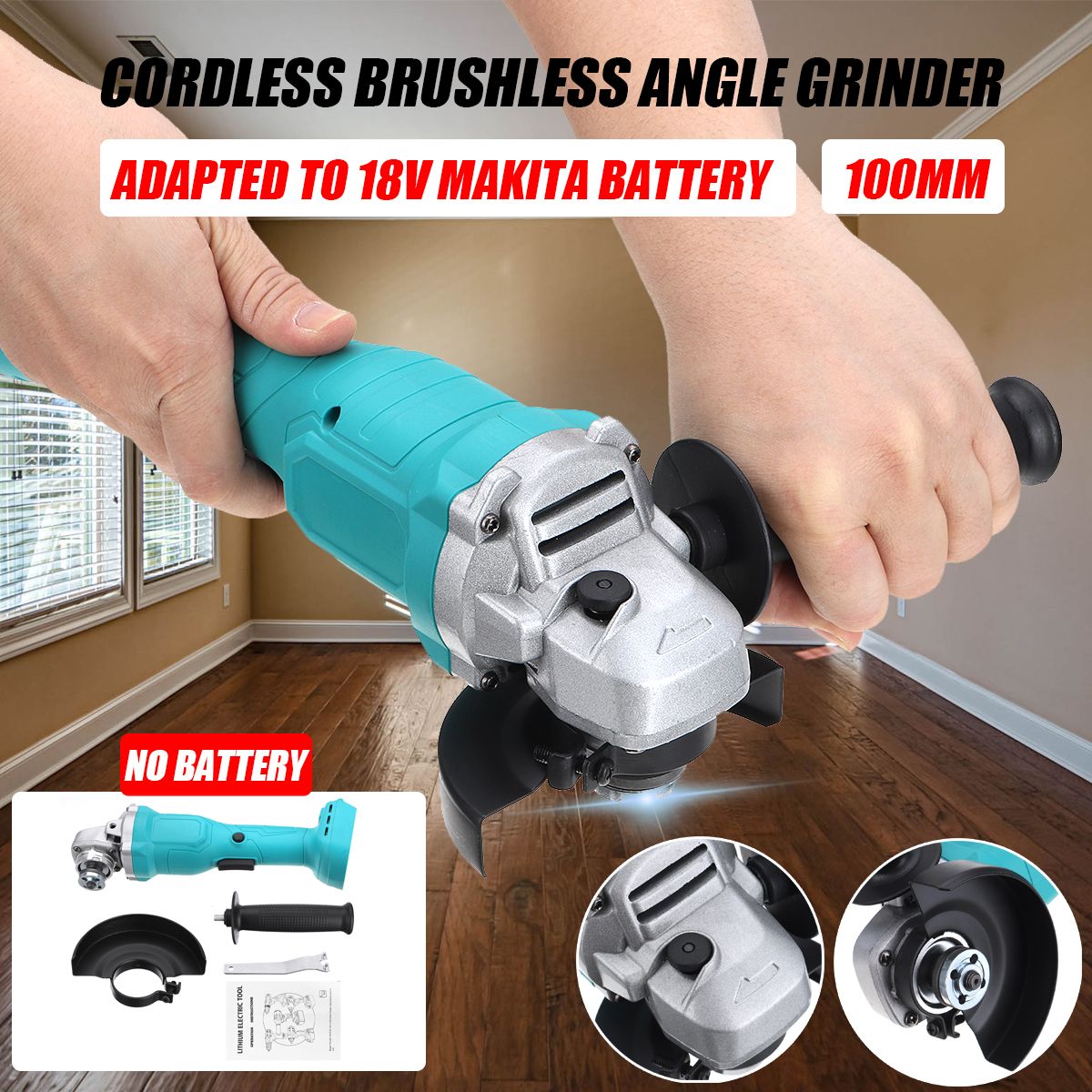 100mm-4-Brushless-Cordless-Electric-Angle-Grinder-Replace-For-18V-Makita-Li-ion-Battery-1644274