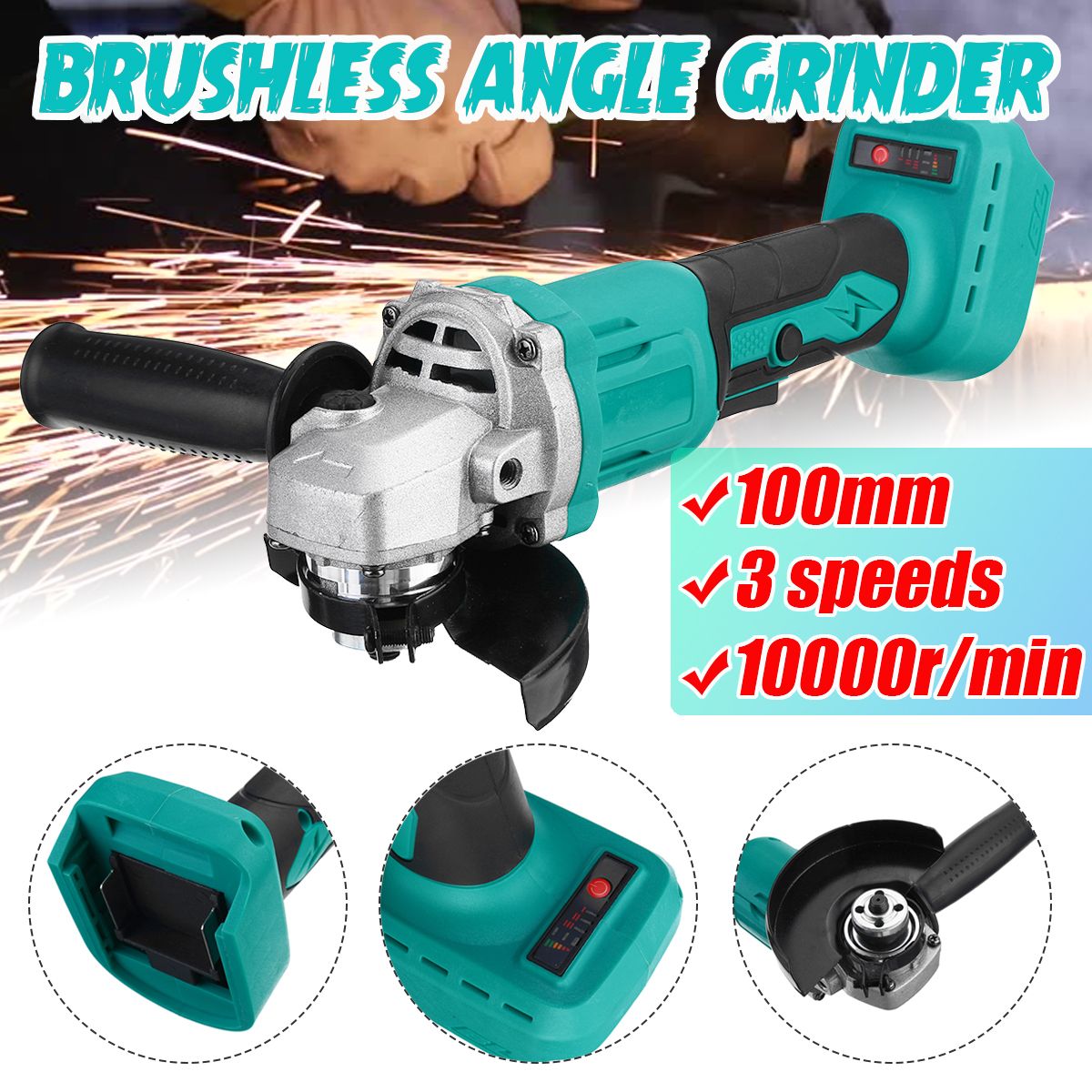 100mm-Brushless-Electric-Angle-Grinder-Grinding-Machine-Cordless-DIY-Woodworking-Power-Tool-1764625