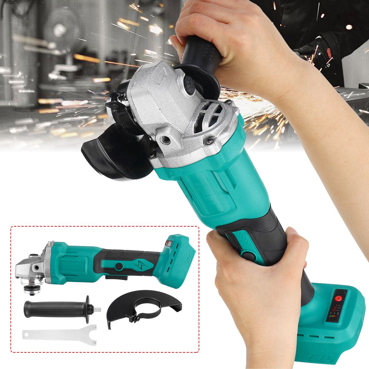 100mm-Brushless-Electric-Angle-Grinder-Grinding-Machine-Cordless-DIY-Woodworking-Power-Tool-1764625