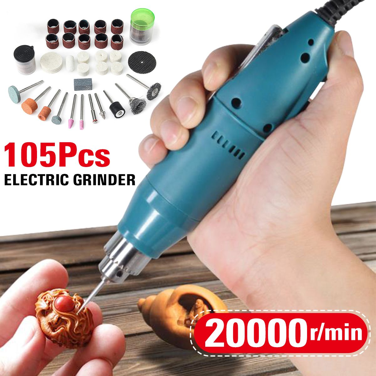 105Pcs-20000RPM-Electric-Grinder-Drill-Variable-Speed-Rotary-Power-Tools-Kit-1755850