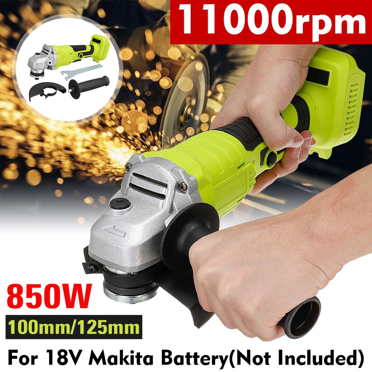 11000rpm-850W-125100mm-Brushless-Cordless-Angle-Grinder-For-Makita-18V-Battery-1757425