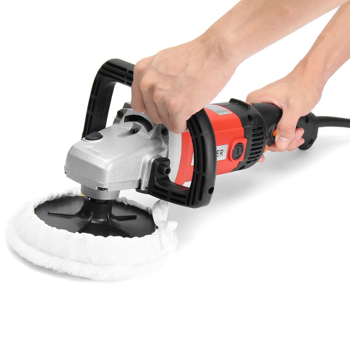 110V-US220V-AU-Plug-1400W-7quot-Electric-6-Variable-Speed-Polisher-Buffer-Waxer-Sander-1195228