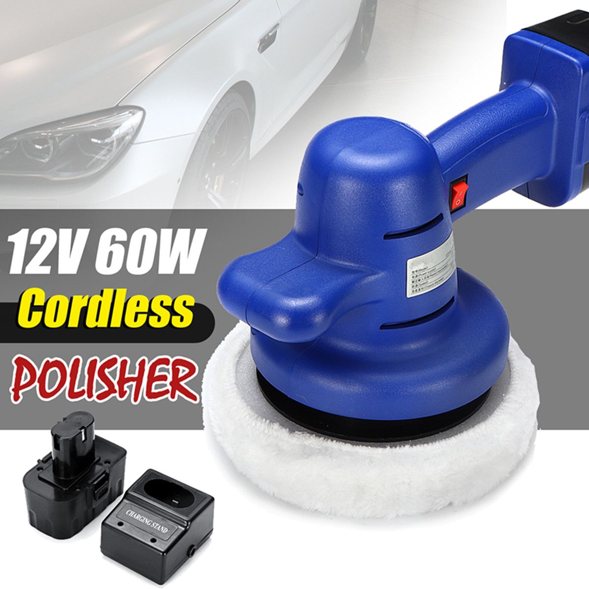 12V-2500RPM-7quot-Electric-Cordless-Polisher-Waxer-Buffer-Auto-Waxer-Polishing-Machine-1361688