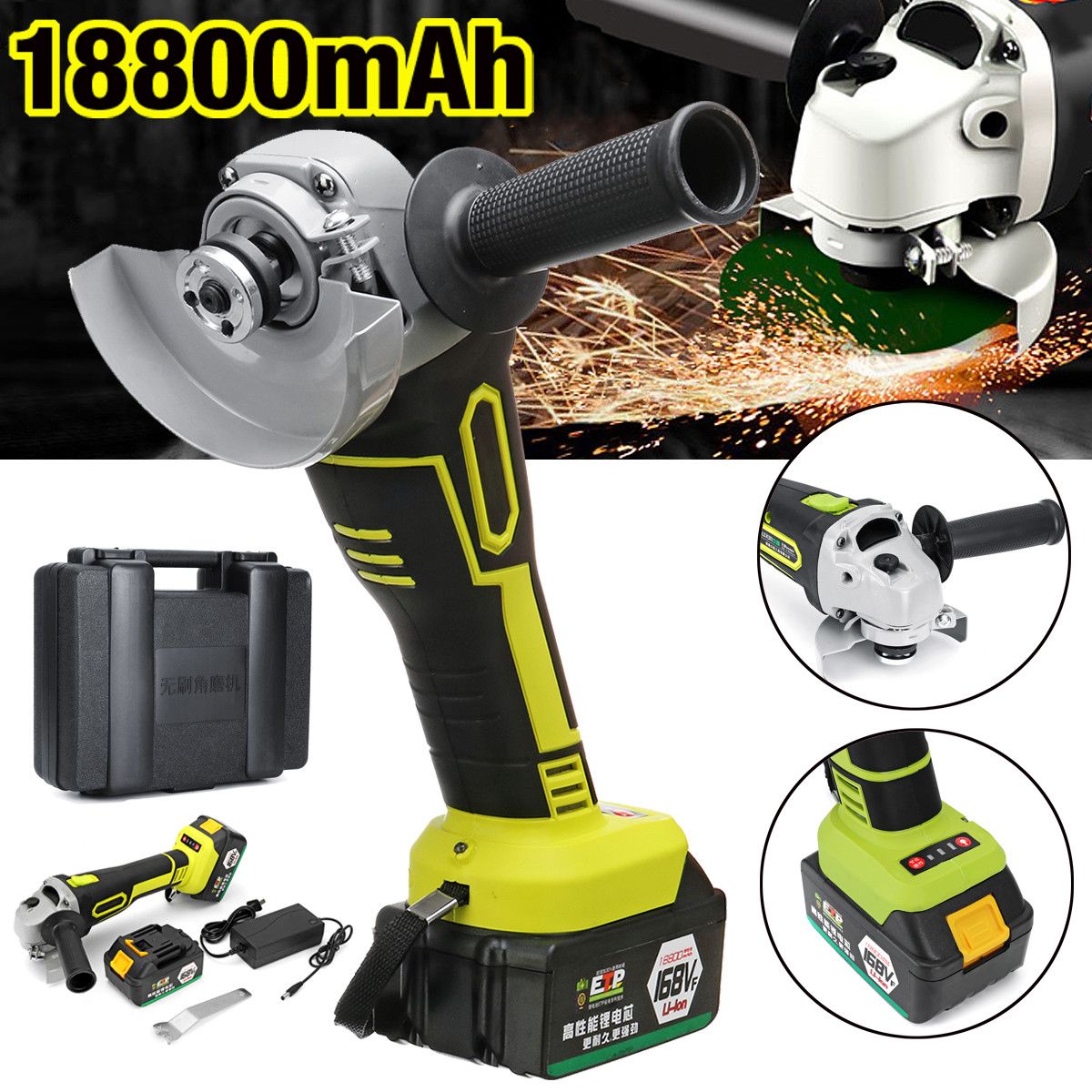 1300W-18800mAh-Rechargable-Cordless-Brushless-Angle-Grinder-2-Gears-Disc-Polishing-Machine-Grinding--1420501