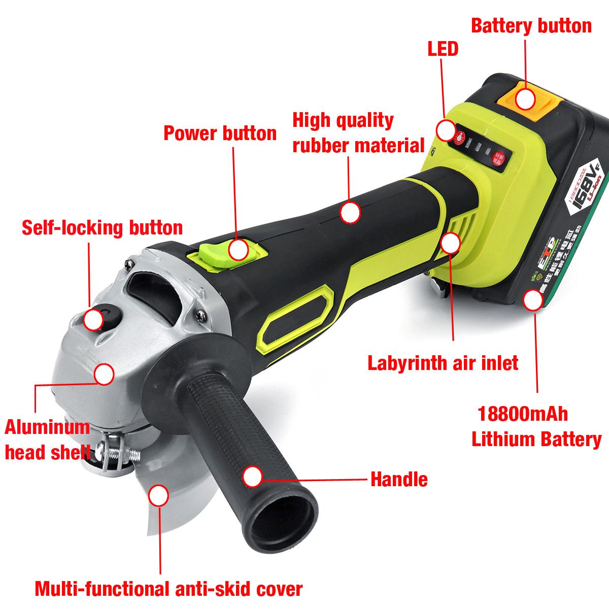 1300W-18800mAh-Rechargable-Cordless-Brushless-Angle-Grinder-2-Gears-Disc-Polishing-Machine-Grinding--1420501