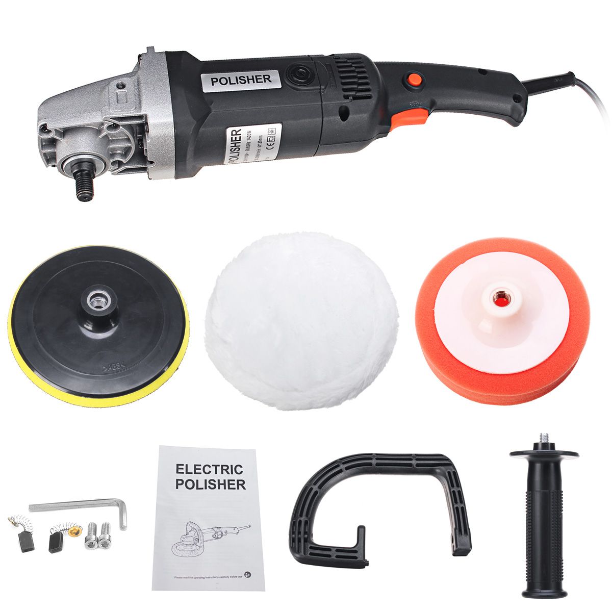 1400W-Electric-8-Variable-Speed-Car-Polisher-Buffer-Waxer-Sander-Detail-Polishing-Machine-1505720