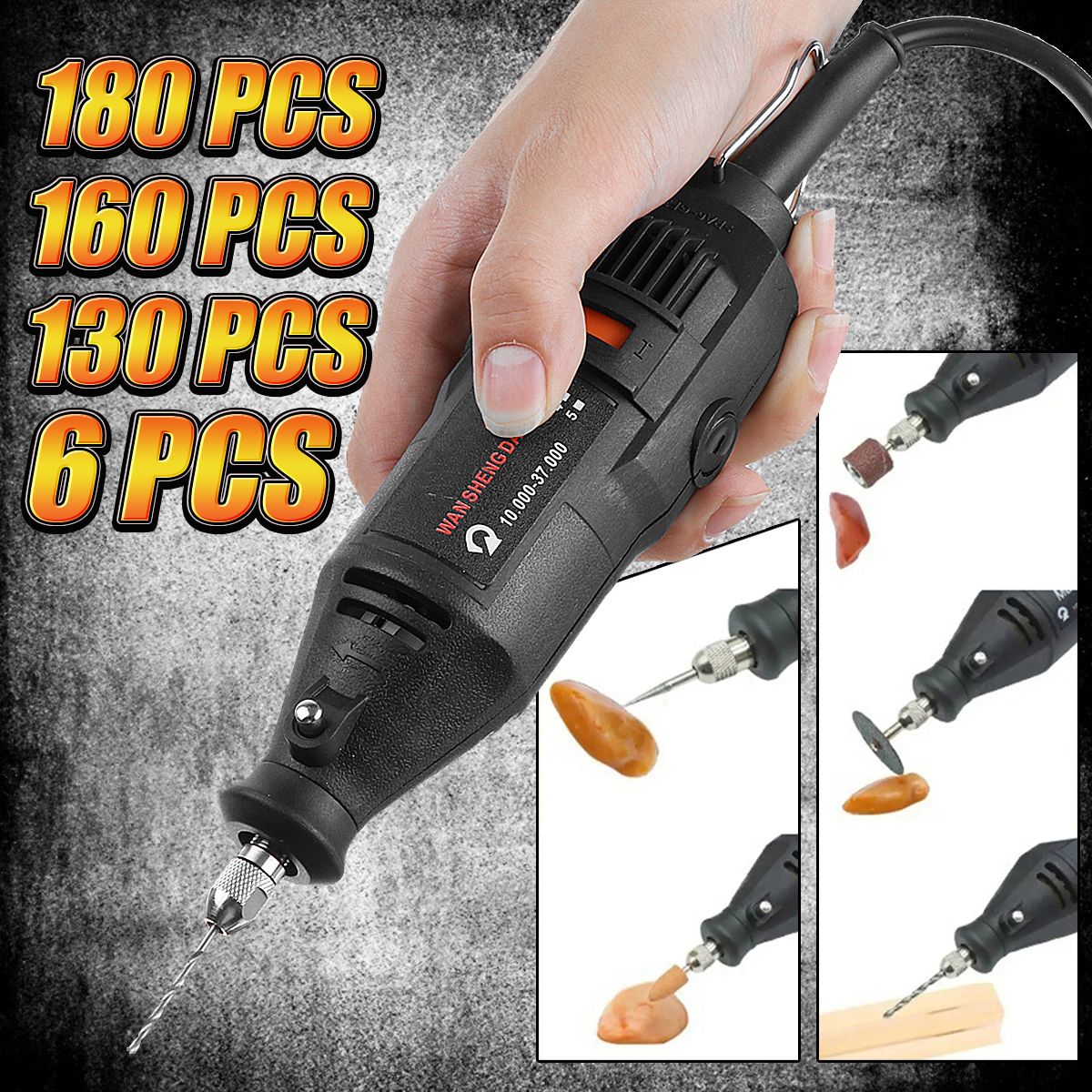 180W-Electric-Rotary-Grinder-Polish-Sanding-Pen-Tool-Kit-Grind-Variable-5-Speed-1711207