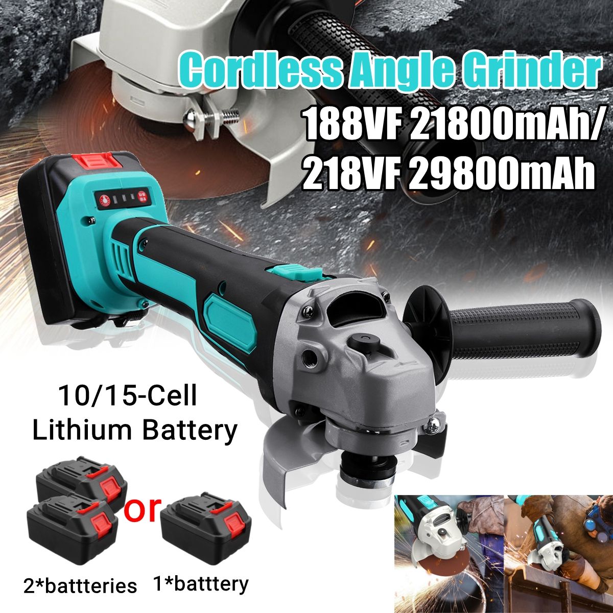 188VF218VF-Brushless-Cordless-Angle-Grinder-Electric-Power-Polishing-Cutting-W-1-or-2-Li-ion-Battery-1431416