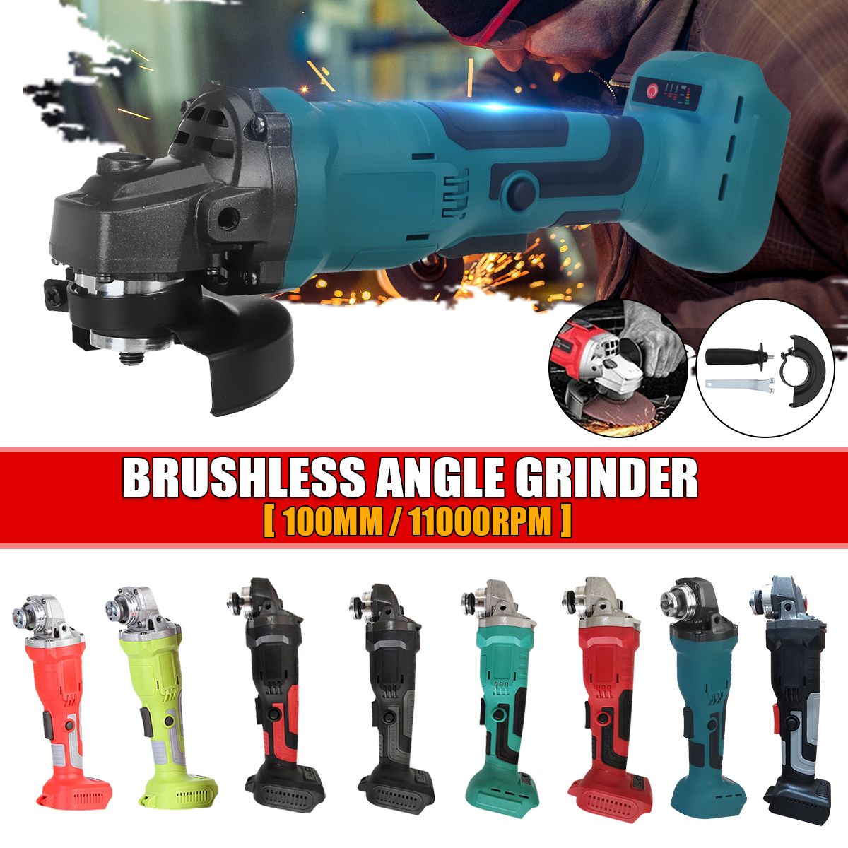 18V-800W-Lithium-Battery-Brushless-Angle-Grinder-100MM-11000RPM-Rechargeable-Polishing-Sander-Cuttin-1752922