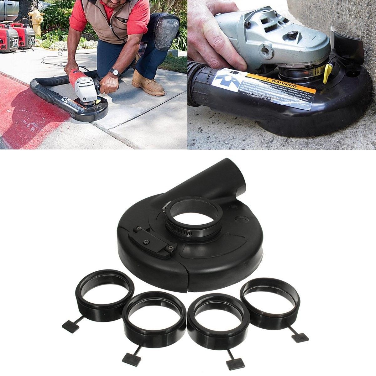 18cm-Black-Vacuum-Dust-Shroud-Cover-for-Angle-Grinder-Hand-Grind-Convertible-1191601