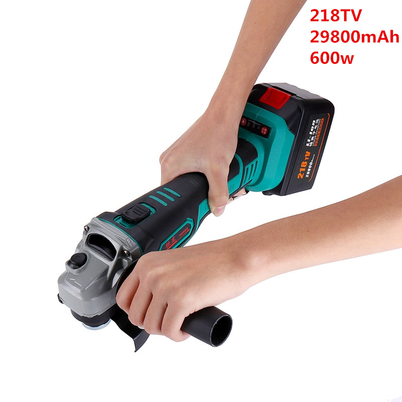 218TV-29800mAh-600W-12000rmin-Cordless-Electric-Angle-Grinder-Power-Cutting-Tool-with-3-125mm-Cuttin-1641209