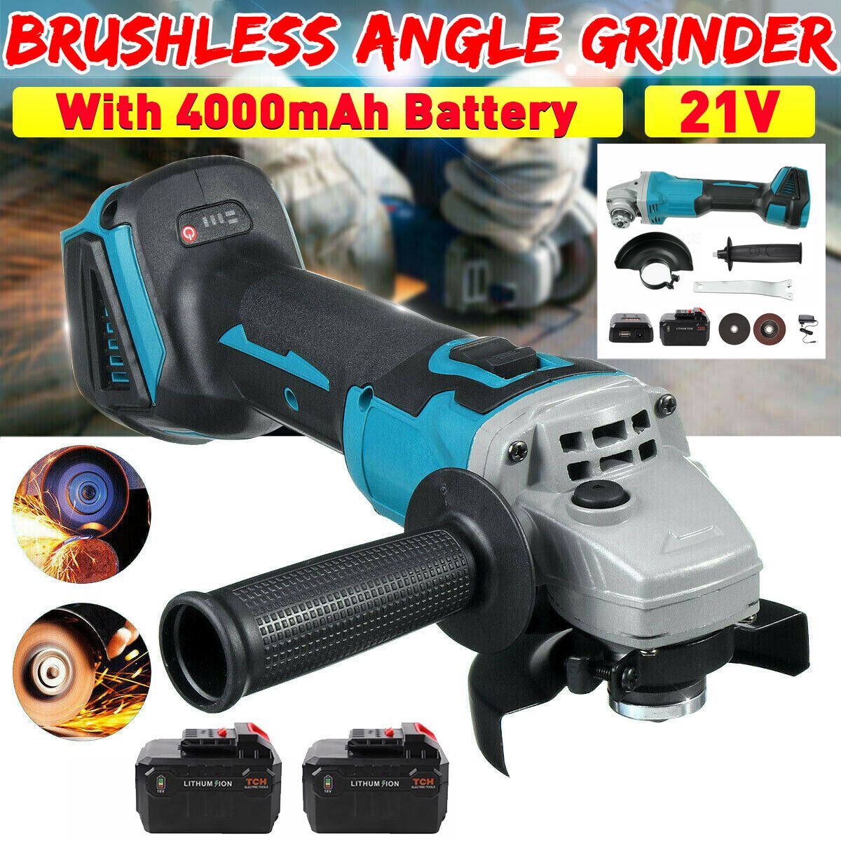 21V-Cordless-Brushless-Lithium-Ion-Angle-Grinder-Grinding-Power-Tool-Cutting-1707731