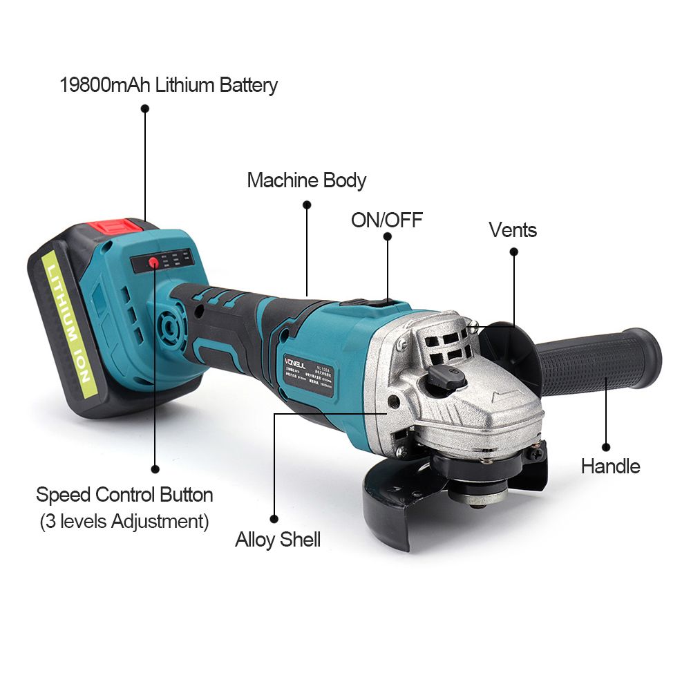 98tv-19800mA-Electric-Angle-Grinder-Cordless-Polisher-Polishing-Machine-Cutting-Tool-1364318