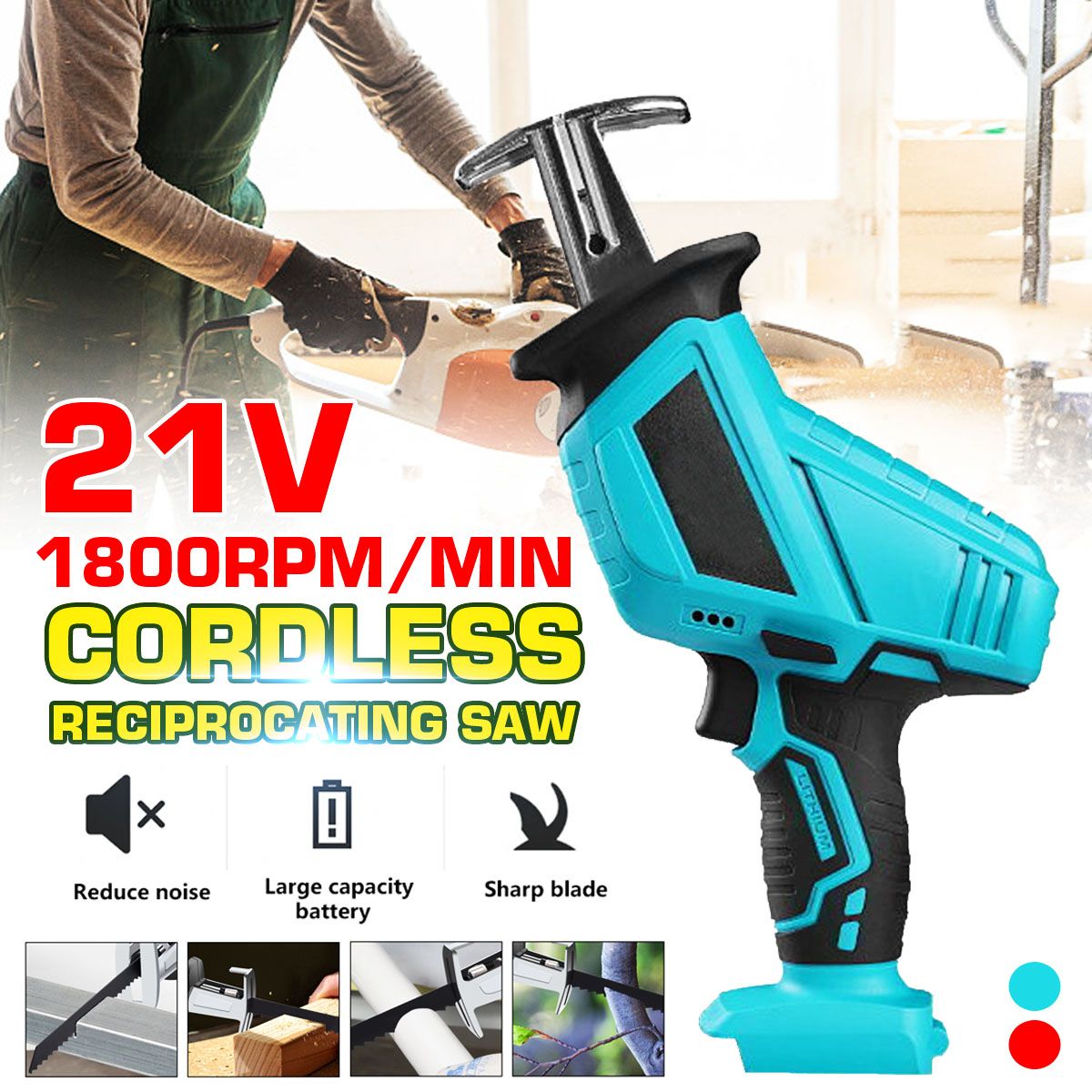 0-1800RPM-21V-Cordless-Reciprocating-Saw--Multifunctional-Electric-Saw-With-4-Blades-1715363