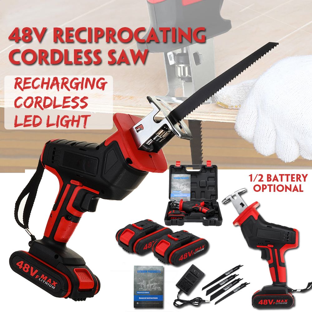 110-240V-Lithium-Ion-Cordless-Reciprocating-Saw-Rechargeable-w4-Blades-12-Battery-1669890