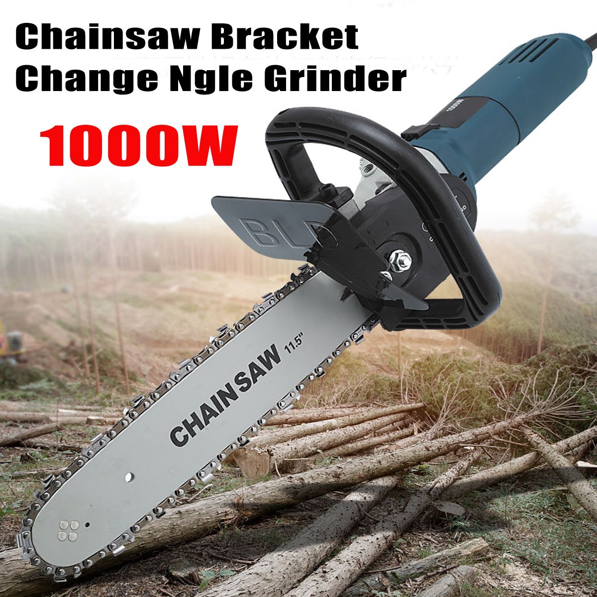 11000rmin-220V-1000W-Electric-Angle-Grinder-Chainsaw-Bracket-DIY-Cutting-Tools-1261962