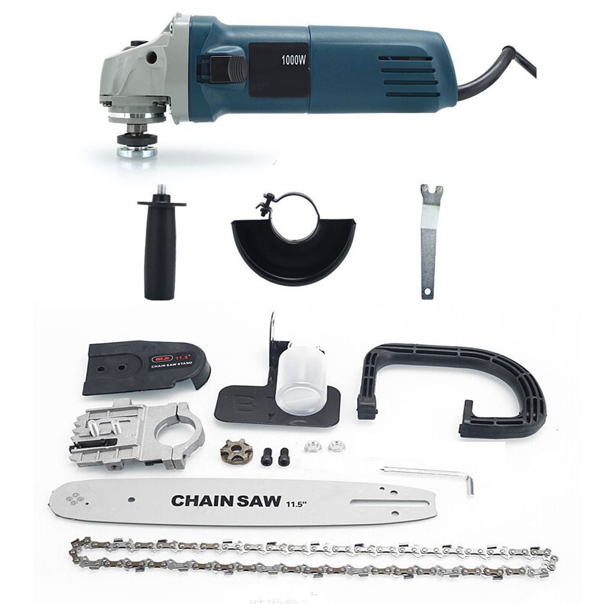 11000rmin-220V-1000W-Electric-Angle-Grinder-Chainsaw-Bracket-DIY-Cutting-Tools-1261962