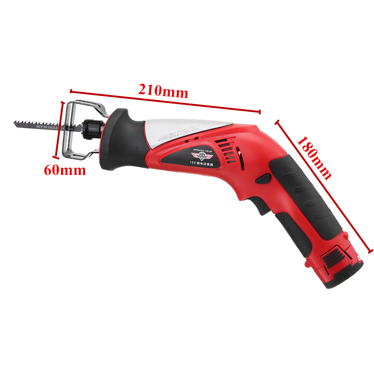 2000mAh-Li-Ion-12V-Cordless-Electric-Reciprocating-Saw-Rechargeable-For-BOSCHT118A-T127D-1583617