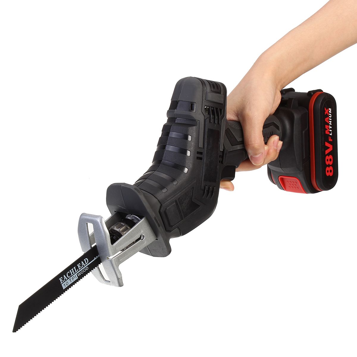 21V-Cordless-Reciprocating-Saw-Chainsaw-W-4-Saw-Blades-Metal-Cutting-Woodworking-1699271