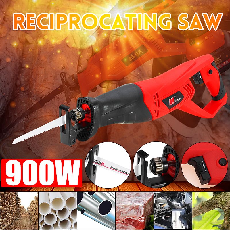 220V-900W-Electric-Reciprocating-Sabre-Saw-2-Blades-Wood-Metal-Plastic-Pruning-Tool-1424170