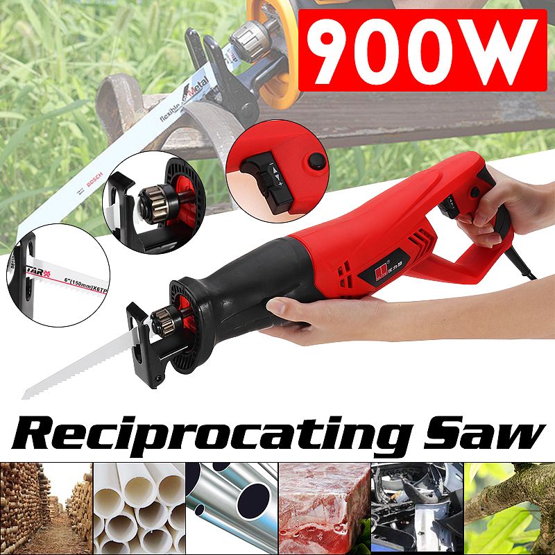 220V-900W-Electric-Reciprocating-Sabre-Saw-2-Blades-Wood-Metal-Plastic-Pruning-Tool-1424170