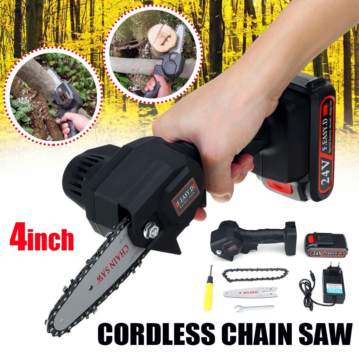 24V-Rechargeable-Cordless-Electric-Saw-Portable-Woodworking-Cutting-Tool-W-Battery-1740320