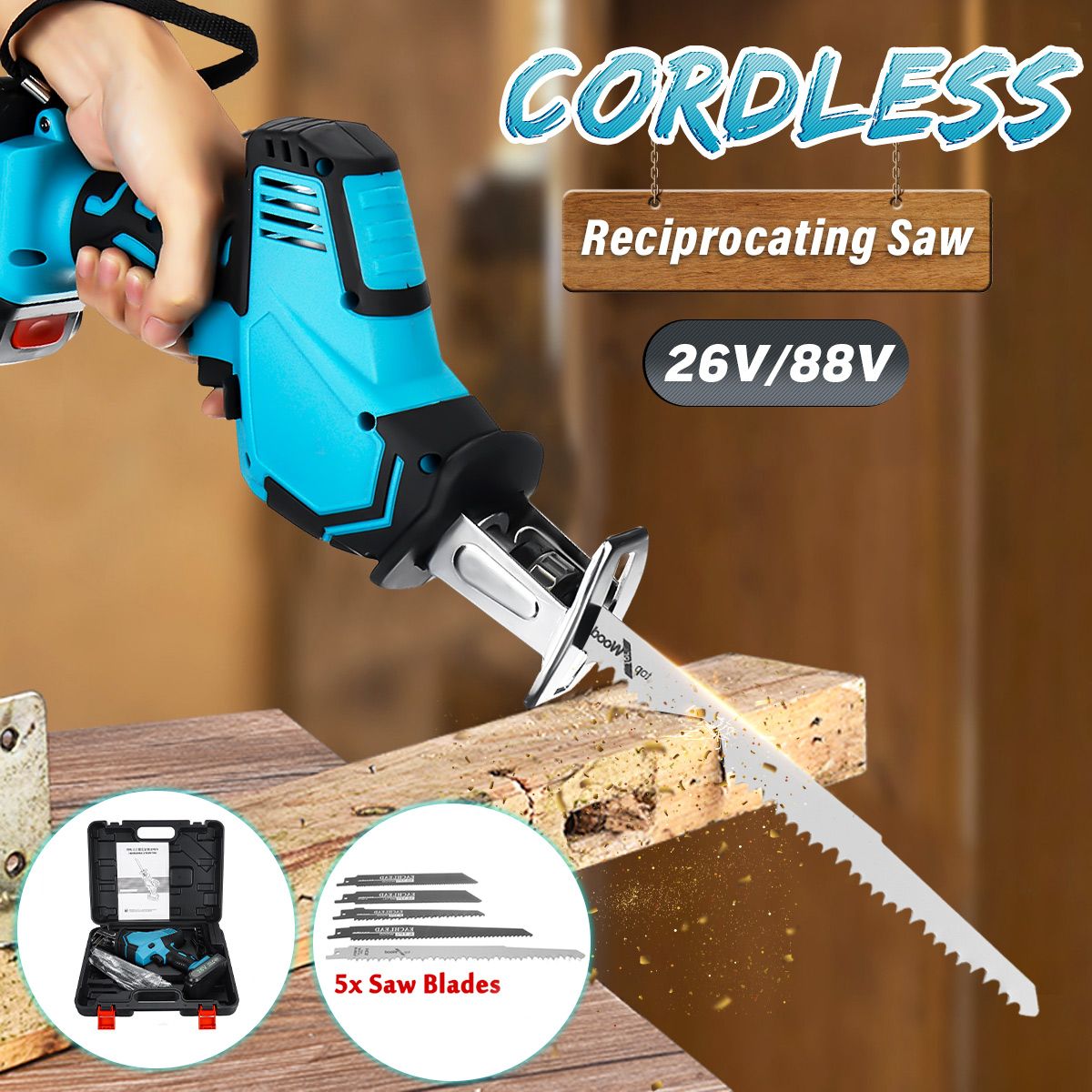 26V88V-6000mAh13000mAh-Cordless-Reciprocating-Saw-Electric-Lithium-Sabre-Saw-with-5-Saw-Blades-1585004