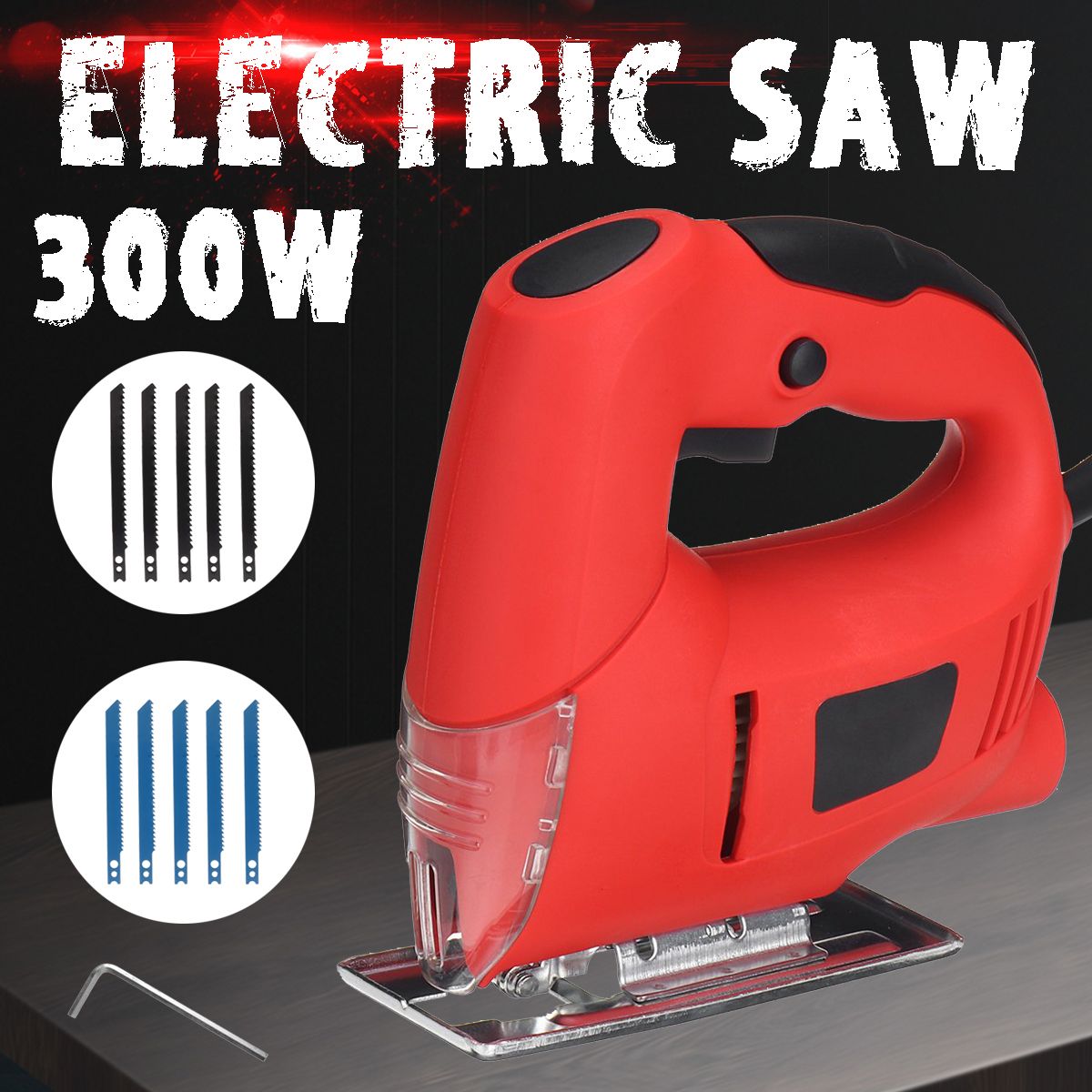 300W-Multifunctional-Jigsaw-Electric-Saws-Handheld-Woodworking-Cutting-Tool-W-10pcs-Blades-1736782