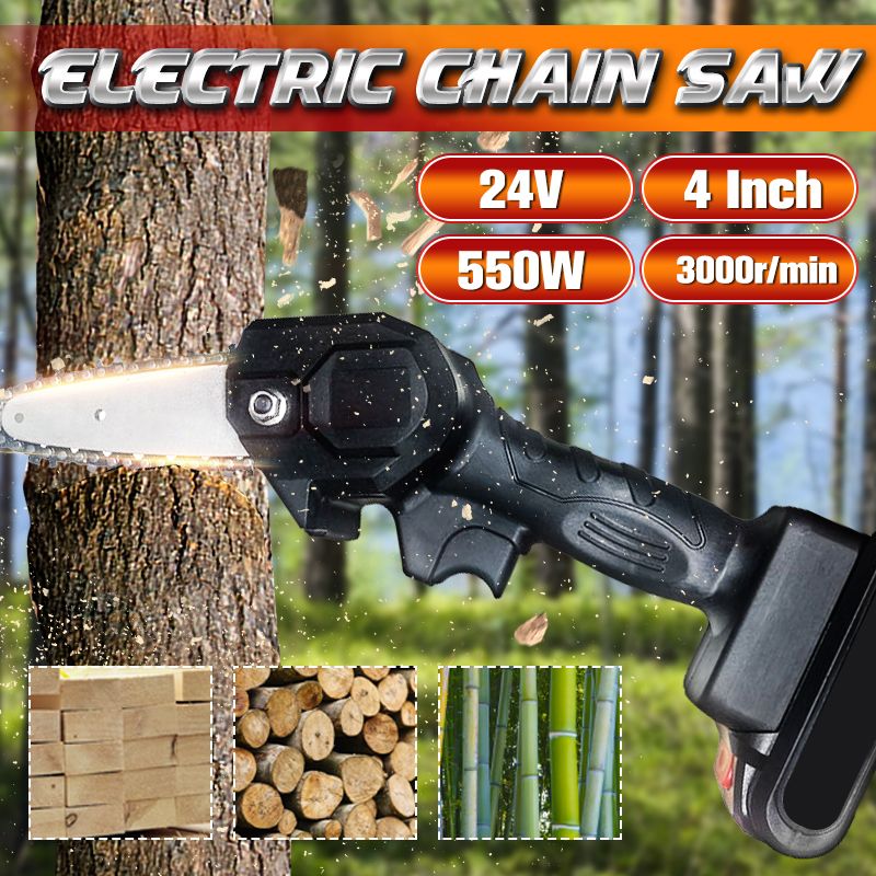 4-In-1-5000rmin-Electric-Cordless-Chain-Saw-Brushless-Motor-Woodworking-Power-Tools-1741406