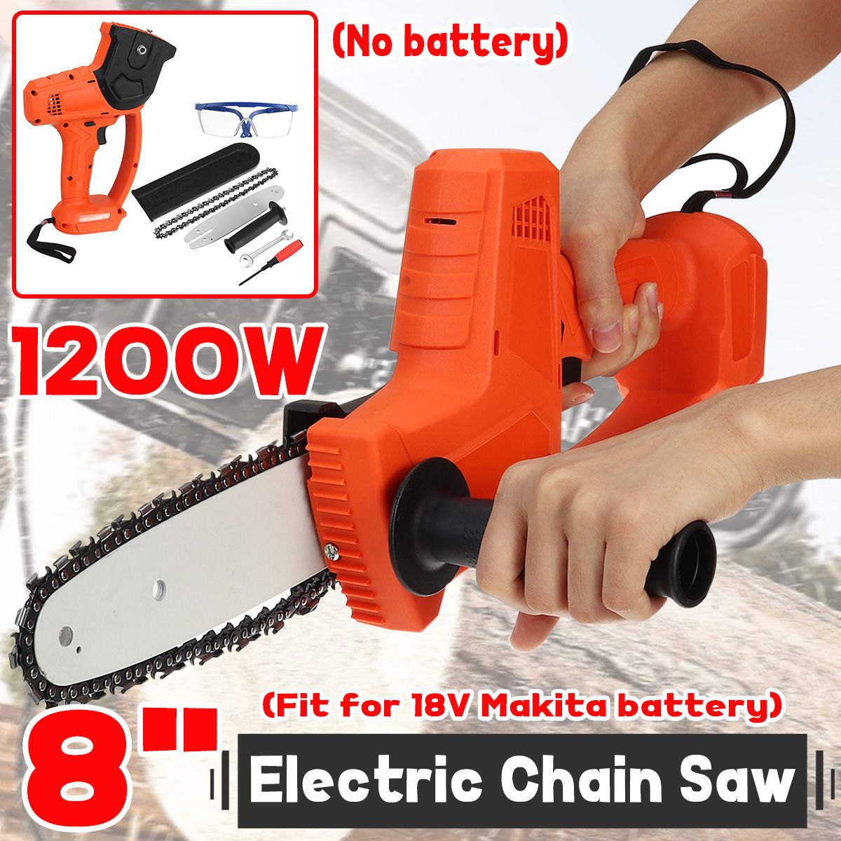 8-Inch-Cordless-Electric-Chain-Saw-Multifunctional-Wood-Cutting-Tool-For-Makita-18V-Battery-1751298