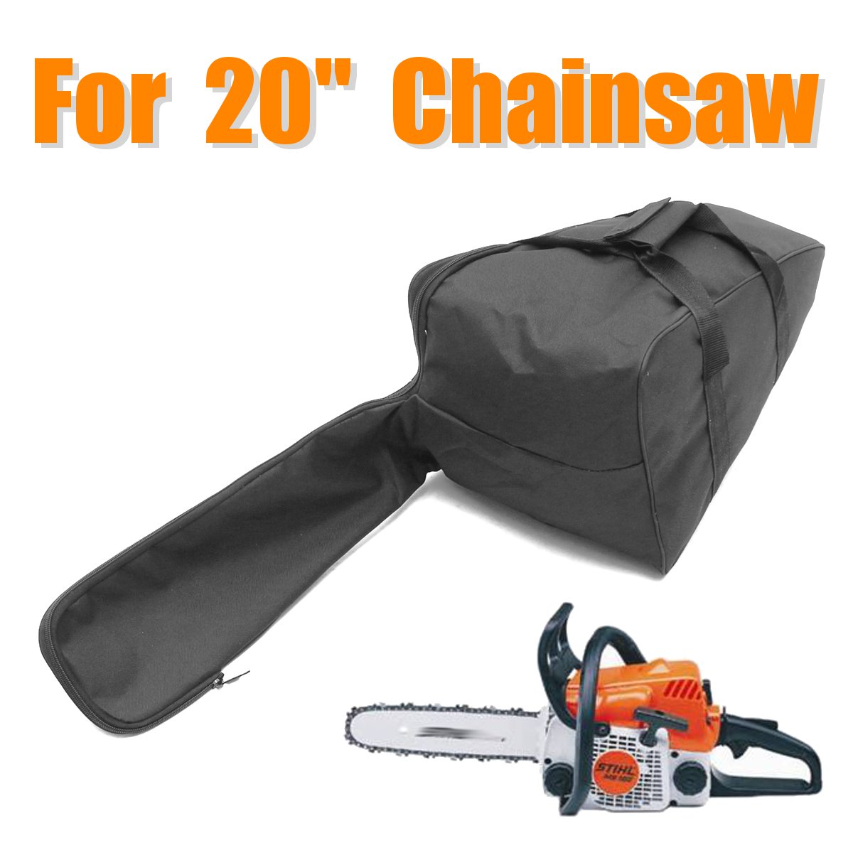 Black-Chainsaw-Carry-Case-Cover-Chain-Bag-20-Bar-for-Stihl-for-Husqvarna-1261117