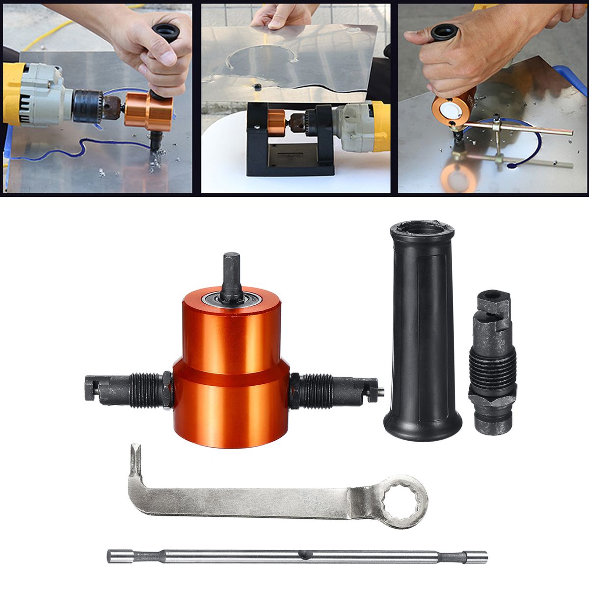 Double-Headed-Sheet-Metal-Cutting-Nibbler-Drill-Attachment-Metal-Cutter-Tool-1418316