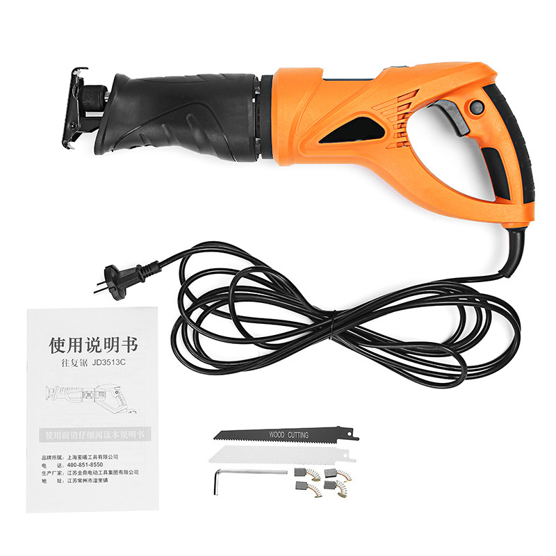 HILDA-220V-850W-Electric-Reciprocating-Saw-Wood-Metal-Cutting-Tools-Speed-Adjust-1240738