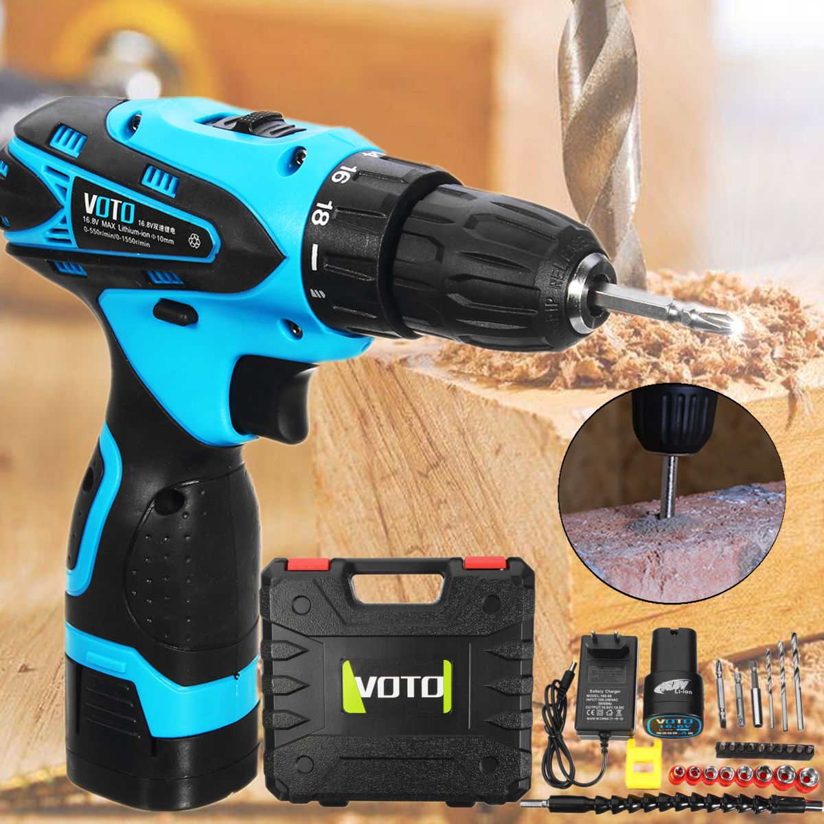 168V-Li-ion-Battery-Cordless-Electric-Screwdriver-Power-Drill-Two-Speed-Drive-Bit-Set-1253265