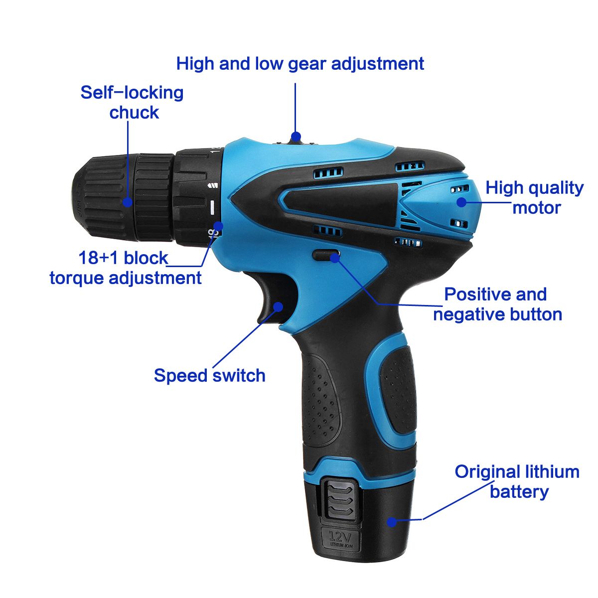 21V12V-1350RPM-Electric-Drill-Power-Screwdriver-Lithium-Batteries-Chargeable-Repair-Tools-Kit-1399408