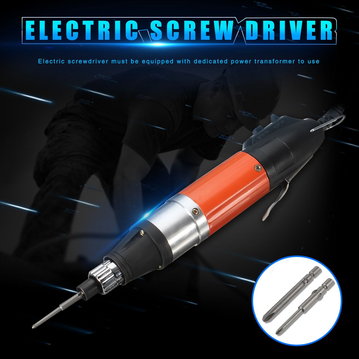 220V-800-Torque-Precise-Electric-Screwdriver-Repair-Set-with-2Pcs-Bits-1198330