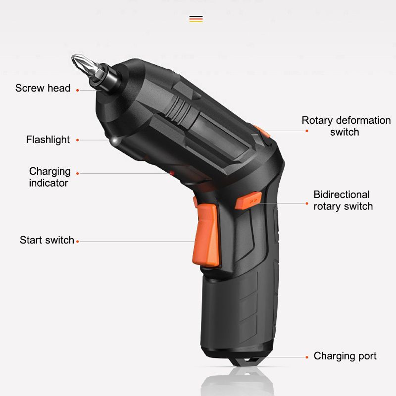 42V-Cordless-Electric-Screwdriver-USB-Rechargeable-Screw-Driver-With-10PCS-Drill-Bit-Kit-1706453
