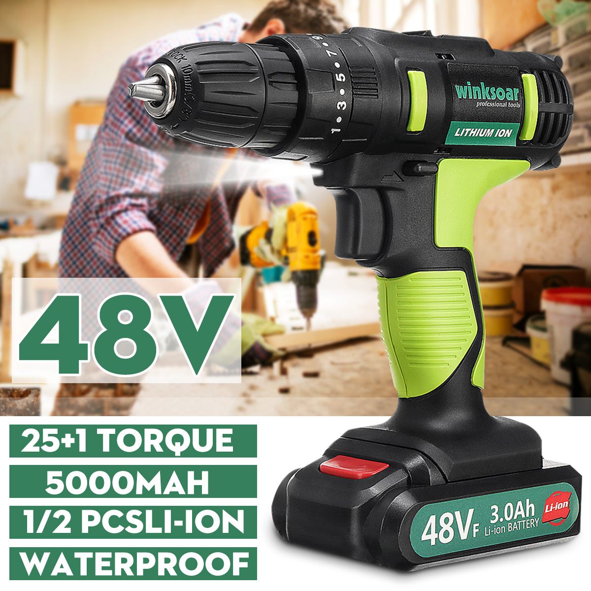 48VF-30Ah-3-In-1-Rechargable-Electric-Screwdriver-Power-Driver-Drilling-Power-Tools-251-Gear-1494842