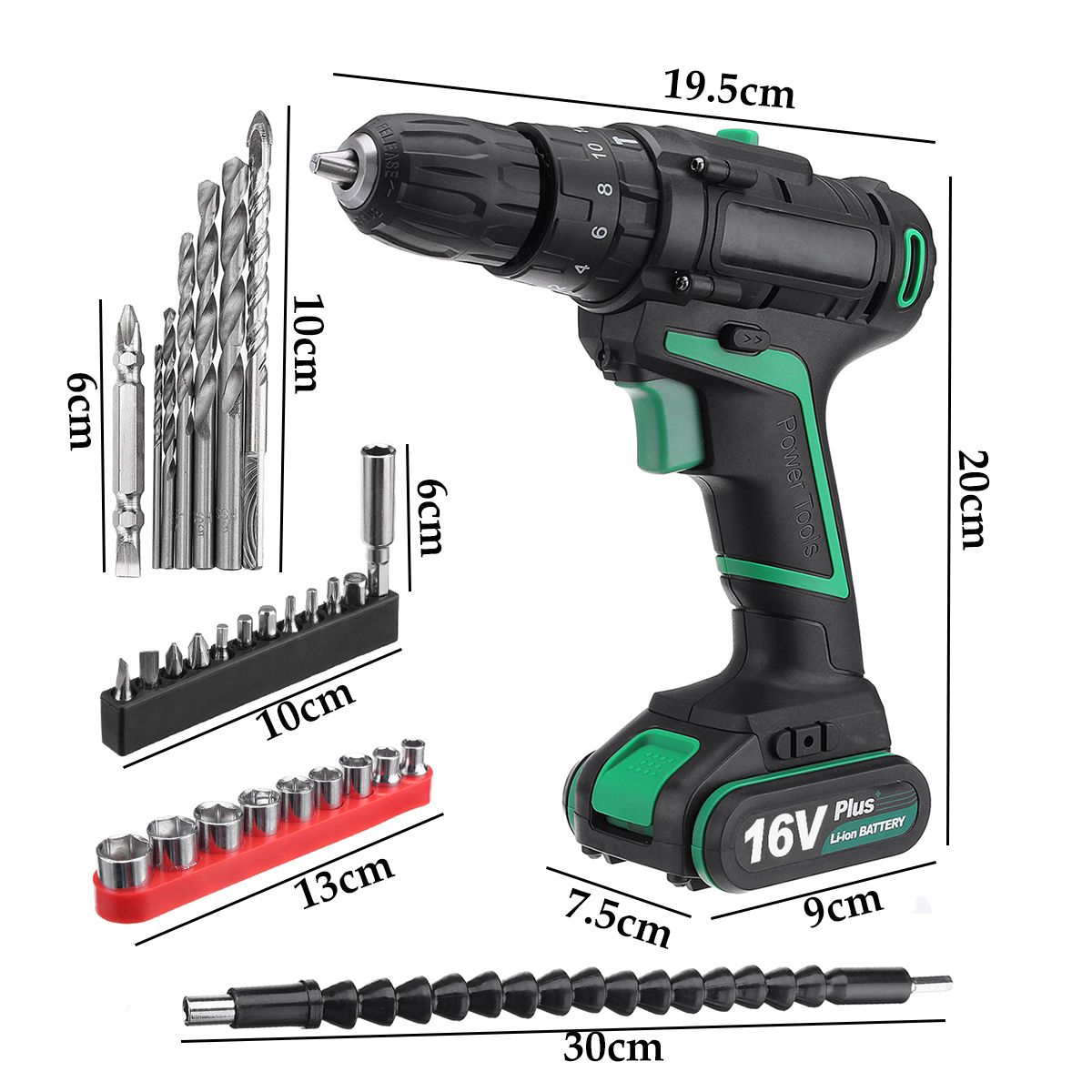 AC-100-240V-Lithium-Cordless-Electric-Screwdriver-Screw-Drill-Driver-Tool-15Ah-1-Charger-1-Battery-1286920