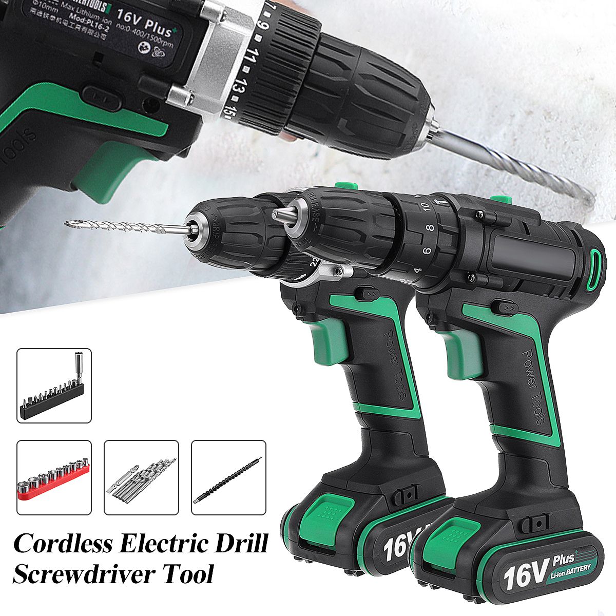 AC-100-240V-Lithium-Cordless-Electric-Screwdriver-Screw-Drill-Driver-Tool-15Ah-1-Charger-1-Battery-1286920