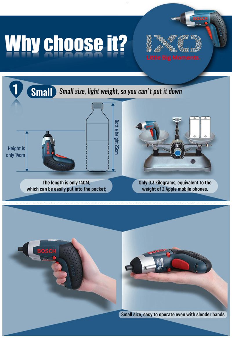 BOSCH-IXO-3-Electric-Lithium-Screwdriver-DC36V-Multi-function-Rechargeable-Mini-Power-Tool-With-10Pc-1757550