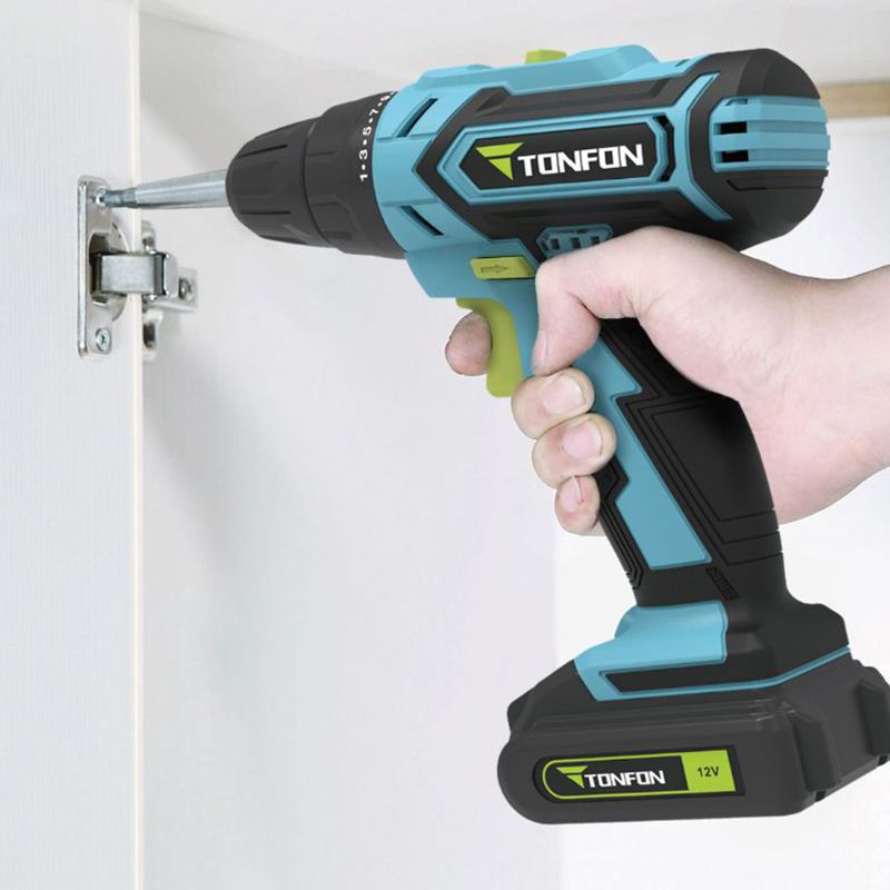 Tonfon-3-in-1-12V-Rechargable-Impact-Drill-Cordless-Electric-Screwdriver-Drill-with-Bits-1375322